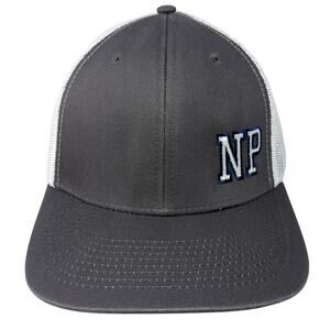 NP Snapback Trucker Cap Gray One Size Adjustable Embroidered Mesh Back CSI